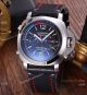 Exact Copy Panerai Rregatta America's Cup Watch SS Black Dial Gray Strap (2)_th.jpg